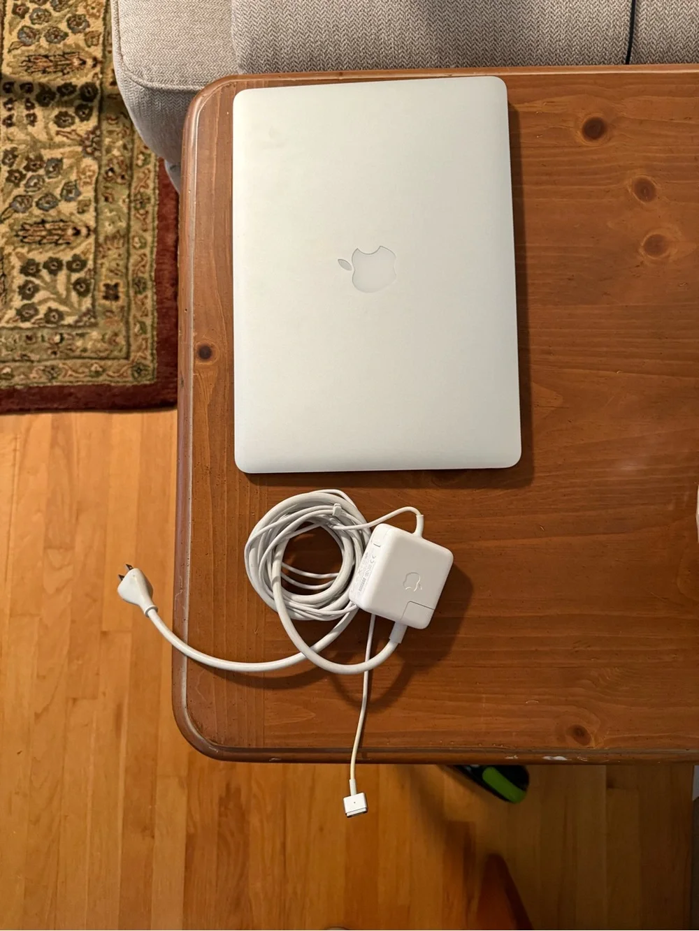 Apple Silver MacBook Air with Black Keyboard